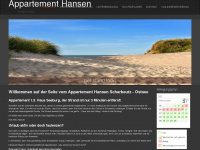 appartement-hansen.de Webseite Vorschau