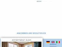 appartment-auer.at Webseite Vorschau