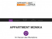 appartment-monika.at Webseite Vorschau