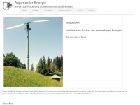 appenzeller-energie.ch Webseite Vorschau