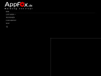 appfox.de Webseite Vorschau