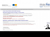 mac4u.at Webseite Vorschau
