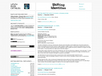 shifting-identities.ch Webseite Vorschau