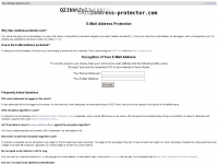 address-protector.com Webseite Vorschau