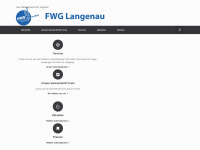 fwg-langenau.de Webseite Vorschau