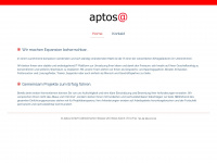 aptos.ch Webseite Vorschau