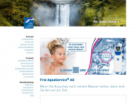 aqua-service.ch Webseite Vorschau