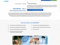 aquabion.at Webseite Vorschau