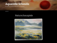 aquarelle-schmoelz.de Webseite Vorschau