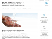 aquaring.ch Webseite Vorschau