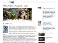 aquaristik-fleidl.de Webseite Vorschau