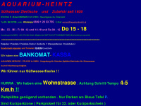 aquariumheintz.at Webseite Vorschau