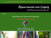 aquariumservice-leipzig.de Webseite Vorschau