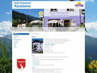aquasana.ch Webseite Vorschau