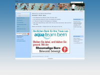 aquateam.ch Webseite Vorschau