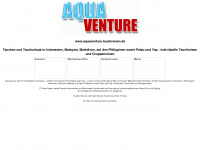 aquaventure.at Webseite Vorschau