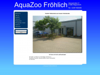 aquazoo-froehlich.de Webseite Vorschau
