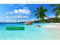 ara-reiseagentur.de Webseite Vorschau