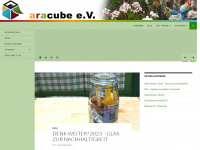 aracube.de Webseite Vorschau