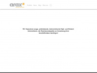 arax.at Webseite Vorschau