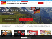 arbeiten-schweiz.de Webseite Vorschau