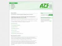 azf2.de Webseite Vorschau