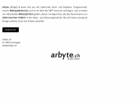 arbyte.ch Webseite Vorschau