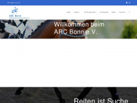 arc-bonn.de Webseite Vorschau