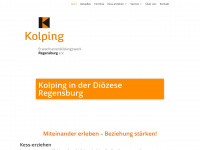 kolping-erwachsenenbildungswerk-regensburg.de Webseite Vorschau