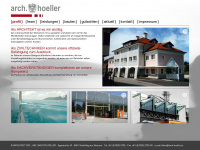 arch-hoeller.at Webseite Vorschau