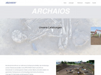 archaios.de Webseite Vorschau