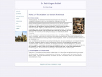 archaeozoologie-prilloff.de Webseite Vorschau