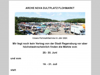 arche-nova-flohmarkt.de Webseite Vorschau