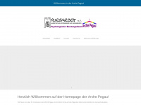 arche-pegau.de Webseite Vorschau