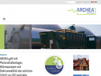 archea-biogas.de Webseite Vorschau