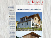 archinatura.ch Webseite Vorschau