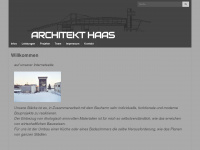 architekt-haas.de Webseite Vorschau