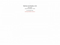 architektur-wehle.ch Webseite Vorschau