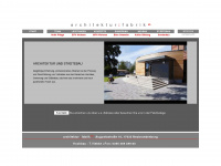 architekturfabrik-nb.de Webseite Vorschau