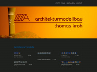 architekturmodellbau-kroh.de Webseite Vorschau