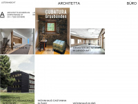 architetta.ch Webseite Vorschau