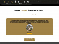 arcimmo.de Webseite Vorschau