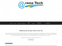 arenatech.ch Webseite Vorschau
