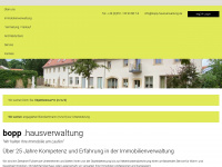 bopp-hausverwaltung.de Webseite Vorschau