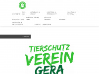 tierschutzverein-gera.de Webseite Vorschau
