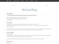 biofacelifting.de Webseite Vorschau