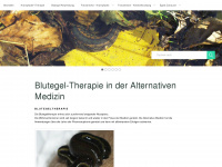 blutegel-therapie.org Webseite Vorschau