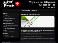 astro-psych.ch Webseite Vorschau