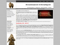 bronze-skulpturen.net Webseite Vorschau