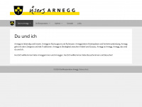 arnegg.ch Webseite Vorschau